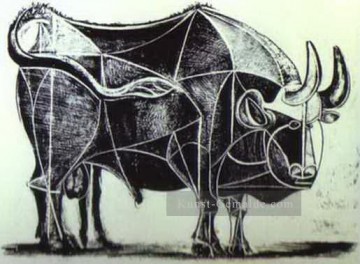 Der Bull Staat IV 1945 kubistisch Ölgemälde